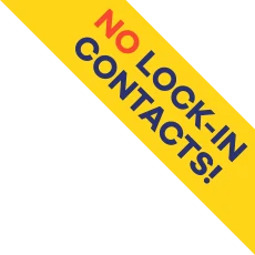 No lock-in contracts